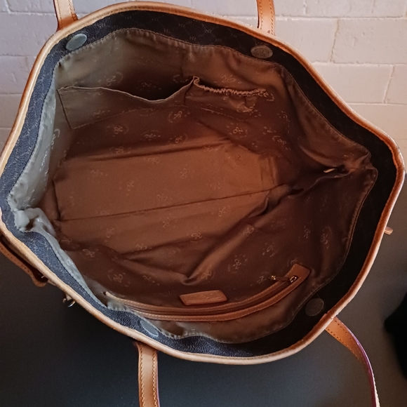 Rioni brown leather handbag purse - Picture 6 of 13